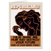 Republicans! False Shame and Fear [card] (Front)