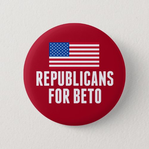 Republicans for Beto ORourke 2020 Button