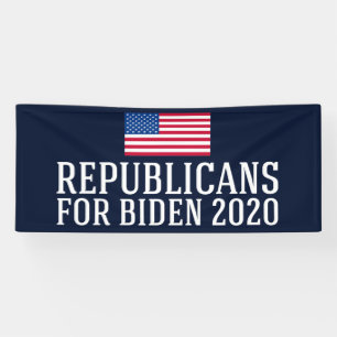 Republicans for Biden 2020 Banner