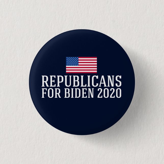 Republicans for Biden 2020 Button (Front)