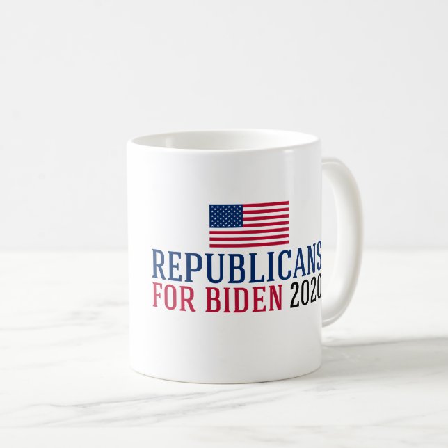 Republicans for Biden 2020 Coffee Mug (Front Right)