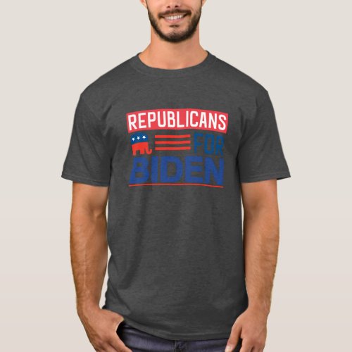 Republicans For Biden 2020 Presidential Election T_Shirt