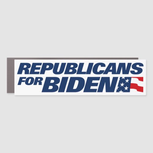Republicans for Biden 2024 Bumper Car Magnet