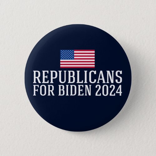 Republicans for Biden 2024 Election Button