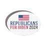 Republicans for Biden 2024 Election Car Magnet