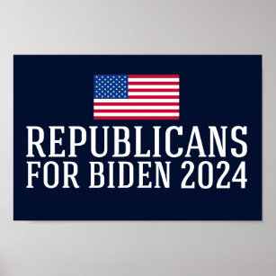 Republicans for Biden 2024 Poster