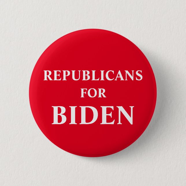 Republicans For Biden Button (Front)