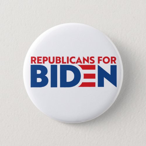 Republicans For Biden Campaign Button