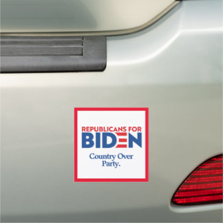 Republicans For Biden Car Magnet (Square)
