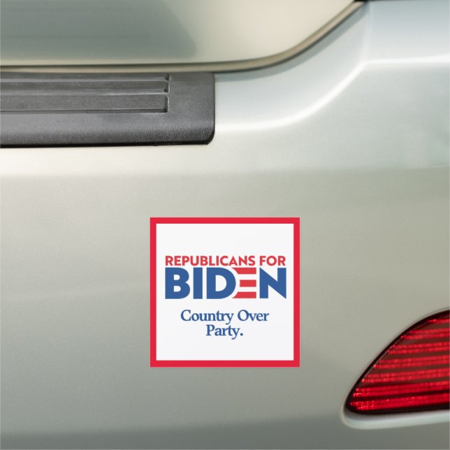 Republicans For Biden Car Magnet (Square) (In Situ)