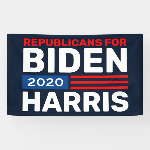Republicans for Biden Harris 2020 Election Banners