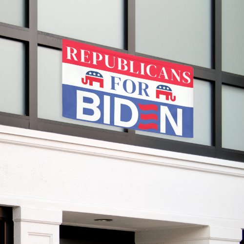 Republicans for Biden  Vote Biden 2024 Election Banner