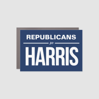 Republicans for Harris Car Magnet