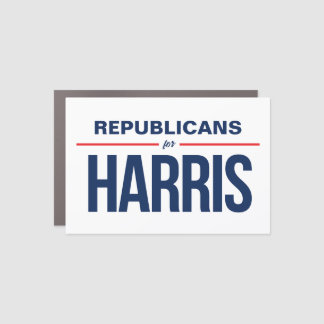Republicans for Harris Car Magnet