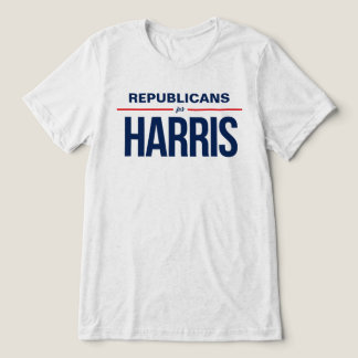 Republicans for Harris Tri-Blend Shirt