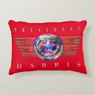 Republicans for Harris/Walz Wing Medallion Accent Pillow