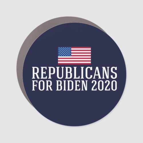 Republicans for Joe Biden 2020 Car Magnet