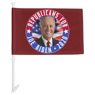Republicans for Joe Biden US President Photo 2020 Car Flag