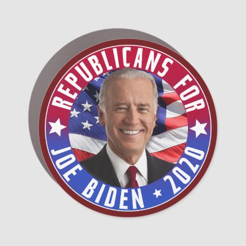 Republicans for Joe Biden US President Photo 2020 Car Magnet