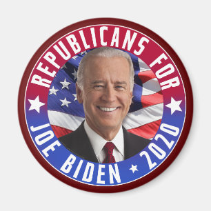 Republicans for Joe Biden US President Photo 2020 Magnet