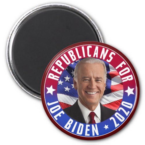 Republicans for Joe Biden US President Photo 2020 Magnet