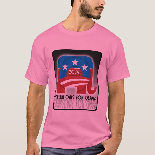 Republicans for Obama T-Shirt (Front)