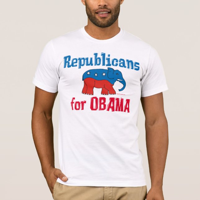 Republicans for Obama T-shirts (Front)