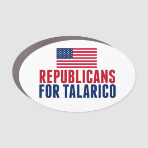 Republicans for Talarico 2026 Election Car Magnet