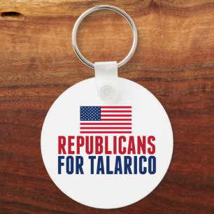 Republicans for Talarico 2026 Election Keychain
