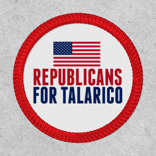 Republicans for Talarico 2026 Election Patch