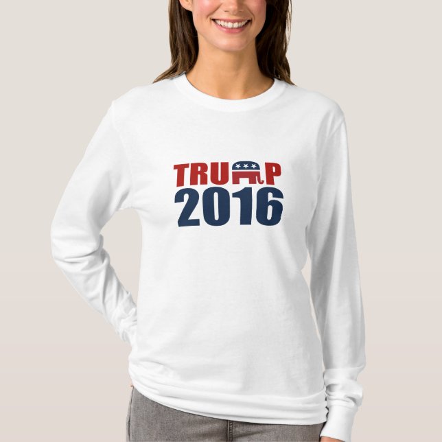 REPUBLICANS FOR TRUMP 2016 T-Shirt (Front)