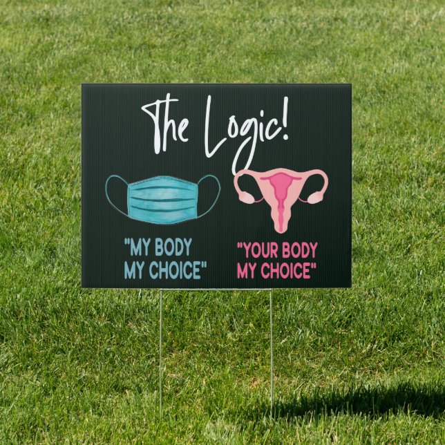Republicans logic Pro-Choice, Reproductive Rights Sign (Insitu)