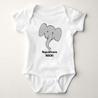 Republicans ROCK! Baby Bodysuit