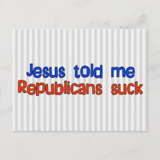 Republicans Suck Postcard