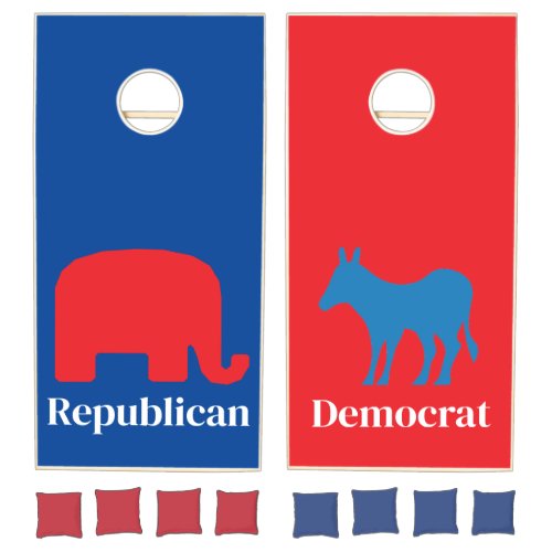 Republicans Versus Democrats Cornhole Set