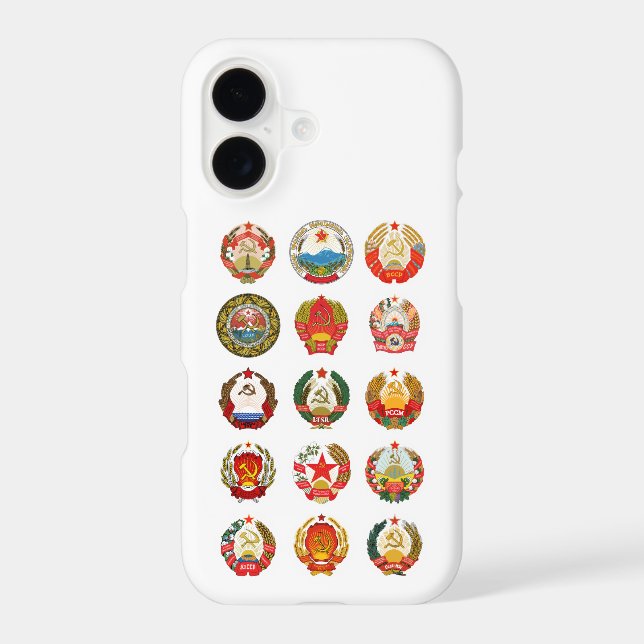 Republics of the Soviet Union Case-Mate iPhone Case (Back)