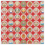 Republics of the Soviet Union Fabric