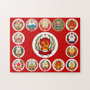 Republics of the Soviet Union Jigsaw Puzzle