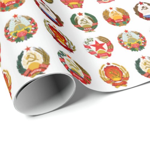 Republics of the Soviet Union Wrapping Paper