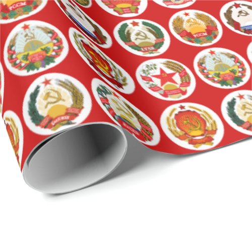 Republics of the Soviet Union Wrapping Paper