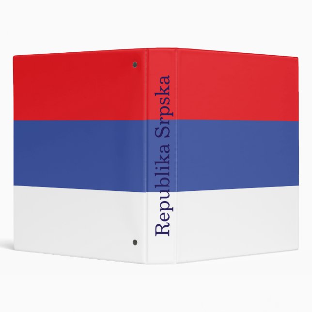 Republika Srpska Flag 3 Ring Binder (Background)