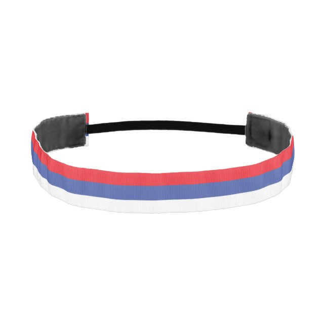 Republika Srpska Flag Athletic Headband (Front)