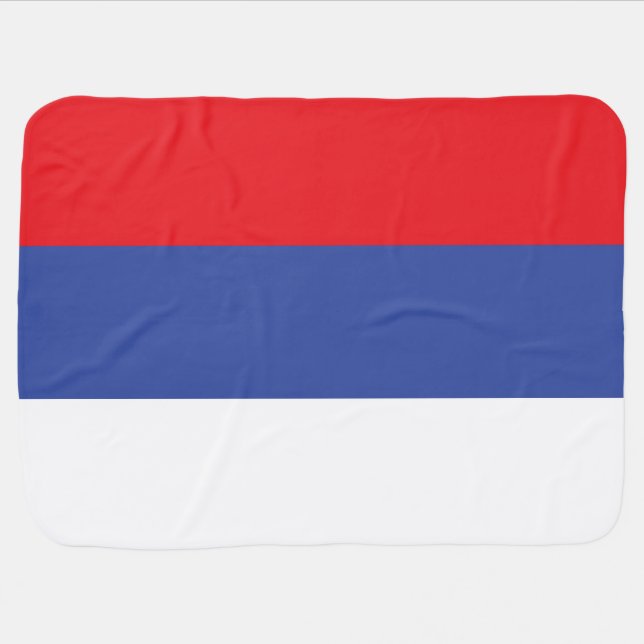 Republika Srpska Flag Baby Blanket (Horizontal)