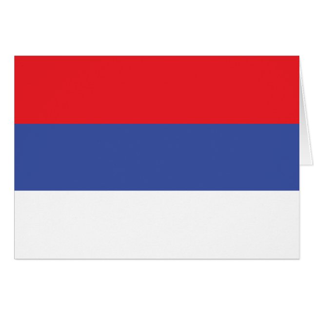 Republika Srpska Flag Cards (Front Horizontal)