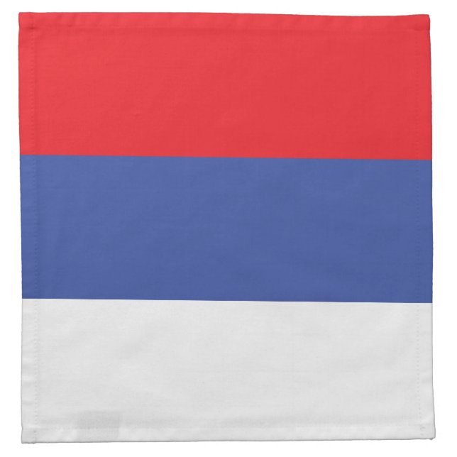 Republika Srpska Flag Cloth Napkin (Front)