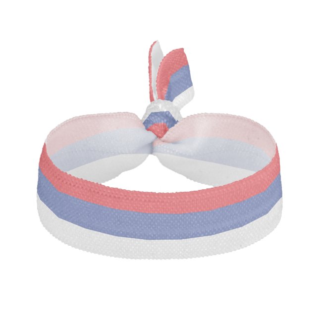 Republika Srpska Flag Elastic Hair Tie (Front)