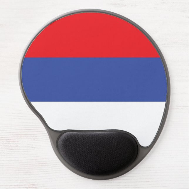 Republika Srpska Flag Gel Mouse Pad (Front)