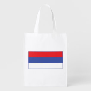 Republika Srpska Flag Grocery Bag