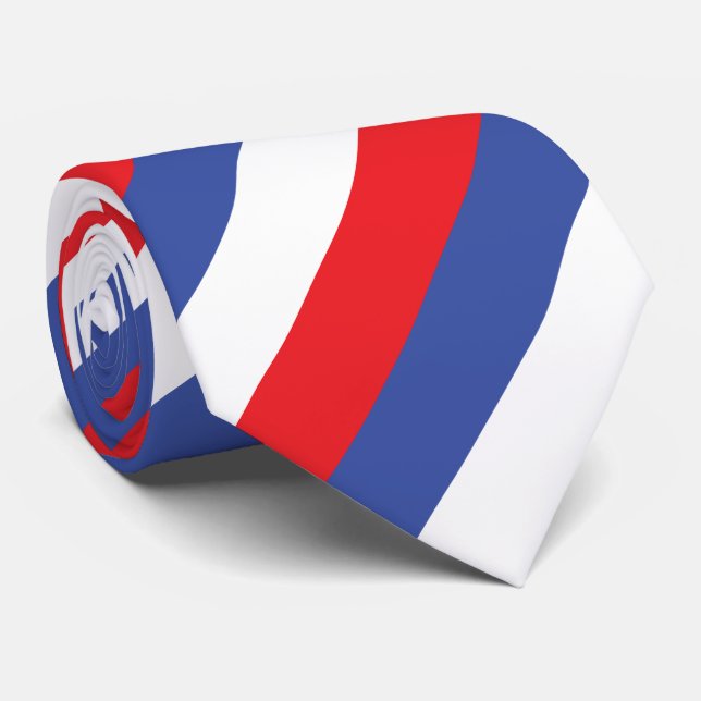 Republika Srpska Flag Neck Tie (Rolled)