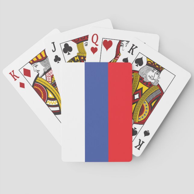 Republika Srpska Flag Poker Cards (Back)